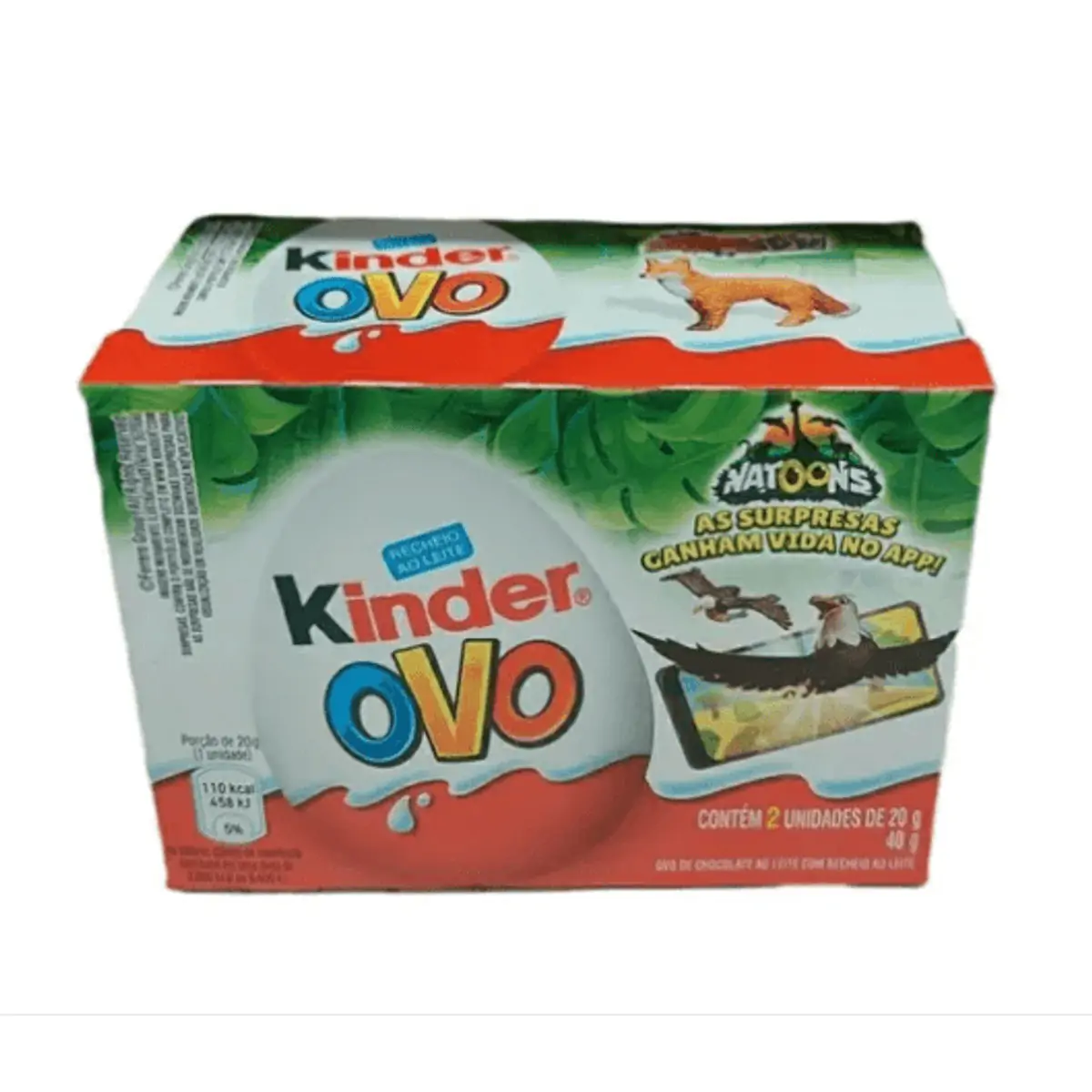 Chocolate KINDER Ovo Monsters 40g com 2 Unidades