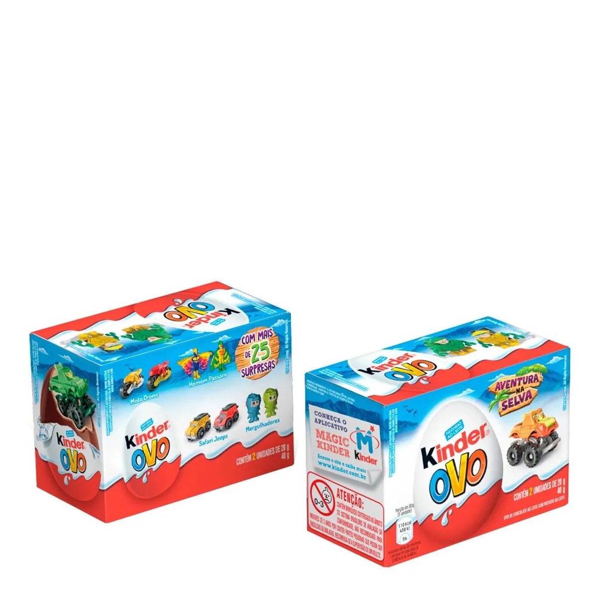 Chocolate Kinder Ovo Speed 40g 2 Unidades