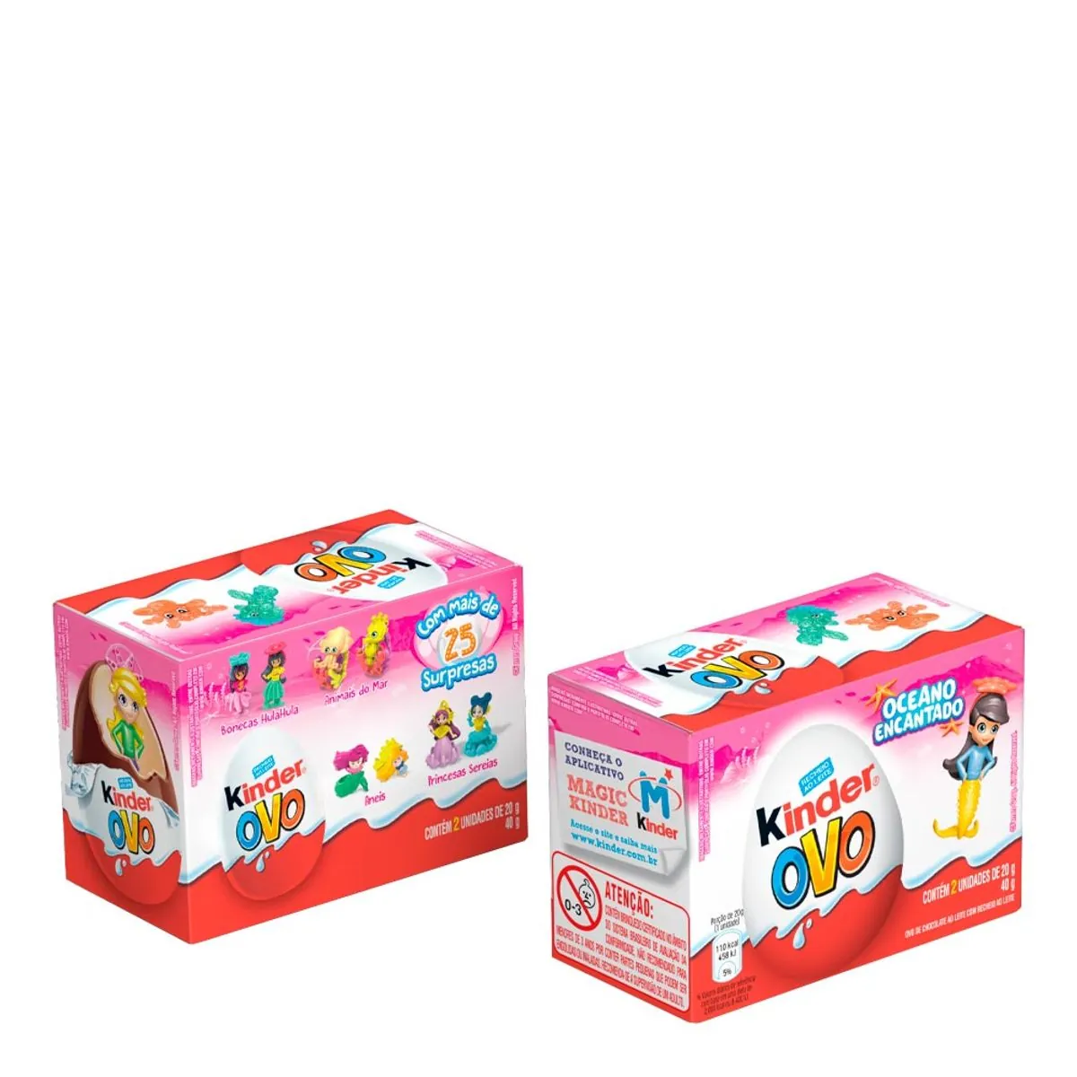 Kinder Ovo Roxo 2 Unis 40g