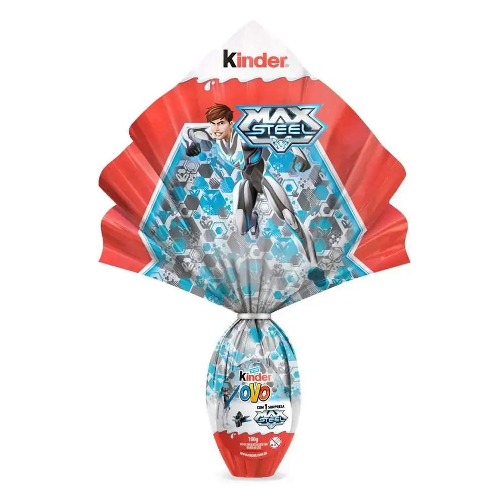 Ovo Pascoa Kinder Max Steel 205g