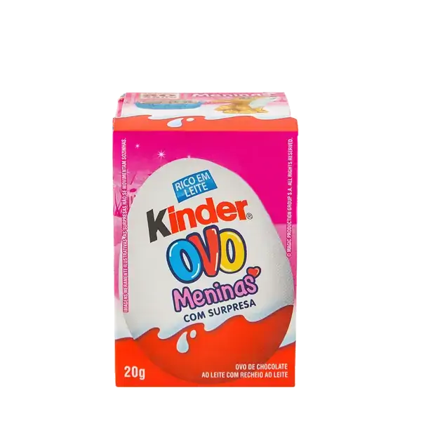 Choc Kinder Ovo Meninas S/caixa 20g