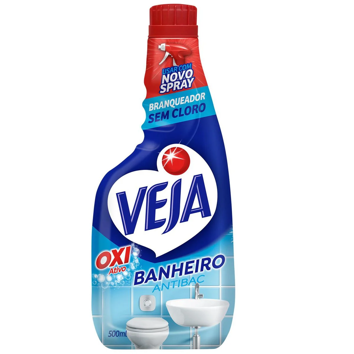 Limpador Spray Veja Banheiro Refil 500ml