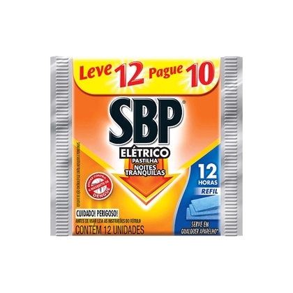 Repelente Sbp Refil Eletr.12unidade
