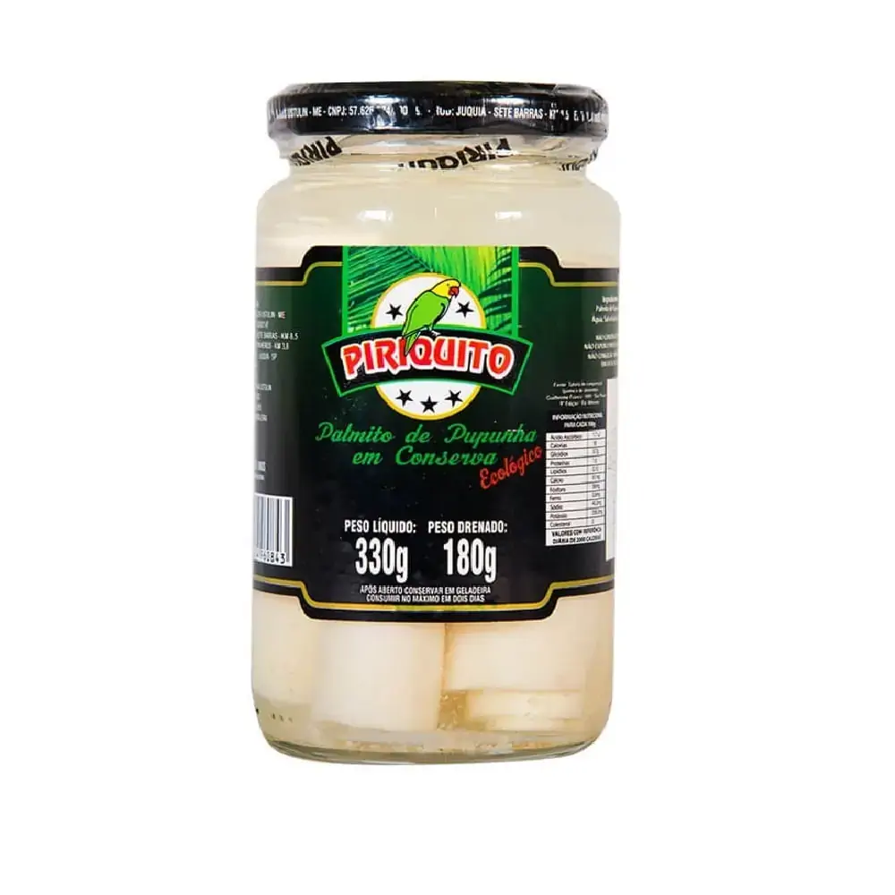 Palmito Pupunha Piriquito Inteiro 180g
