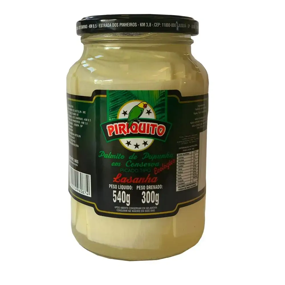 Palmito Pupunha Piriquito Lasagnha 300g