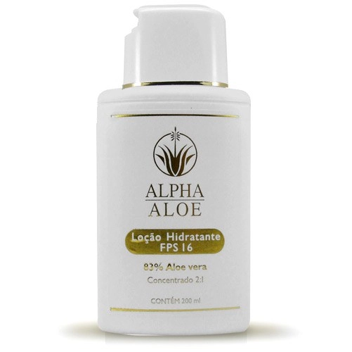 Loção Hidratante C/ Fps 16 Aloe Vera Alpha Aloe