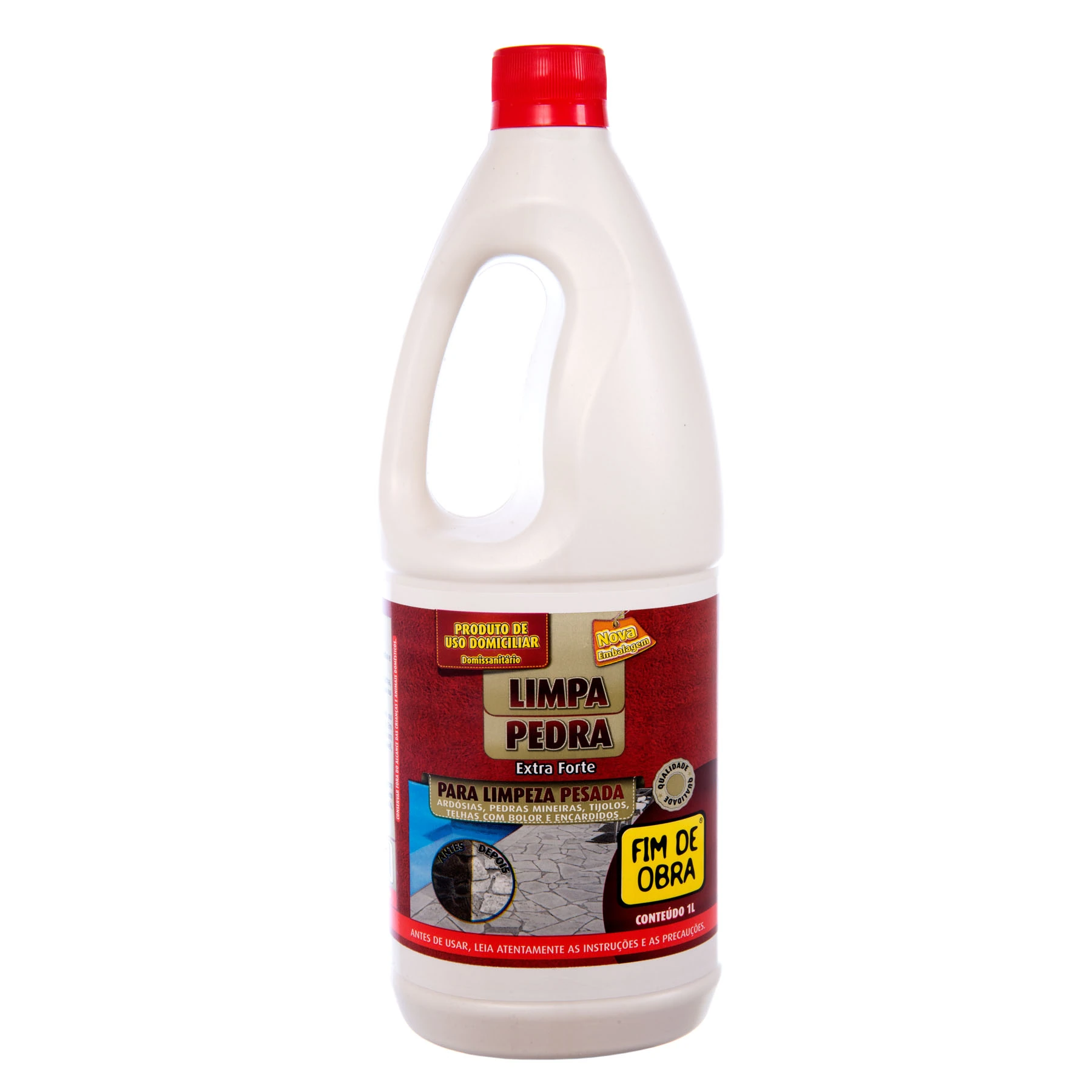 Limpa Pedras Extra Forte 1L Fim de Obra