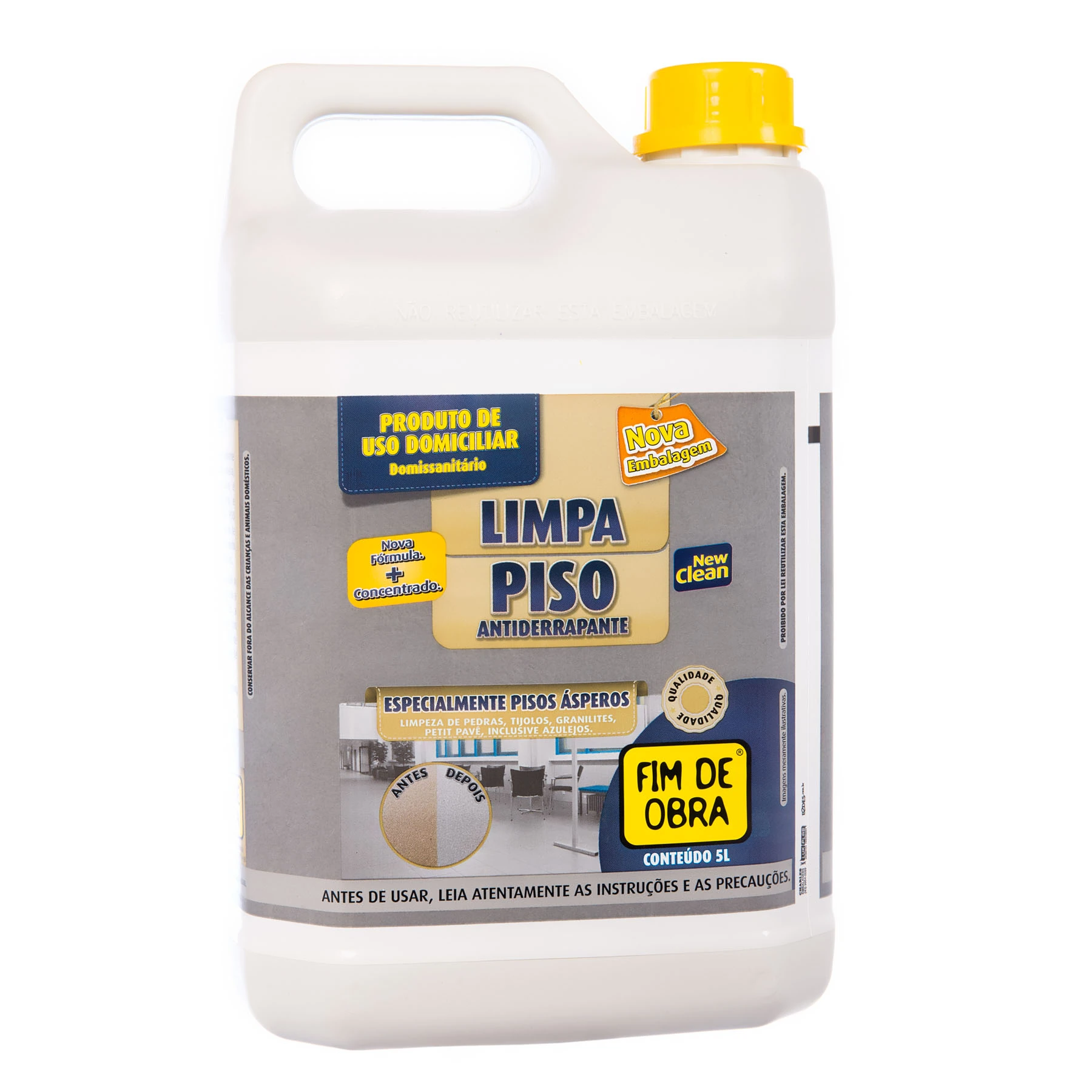 Limpa Pisos Anti Derrapante 5L Fim de Obra