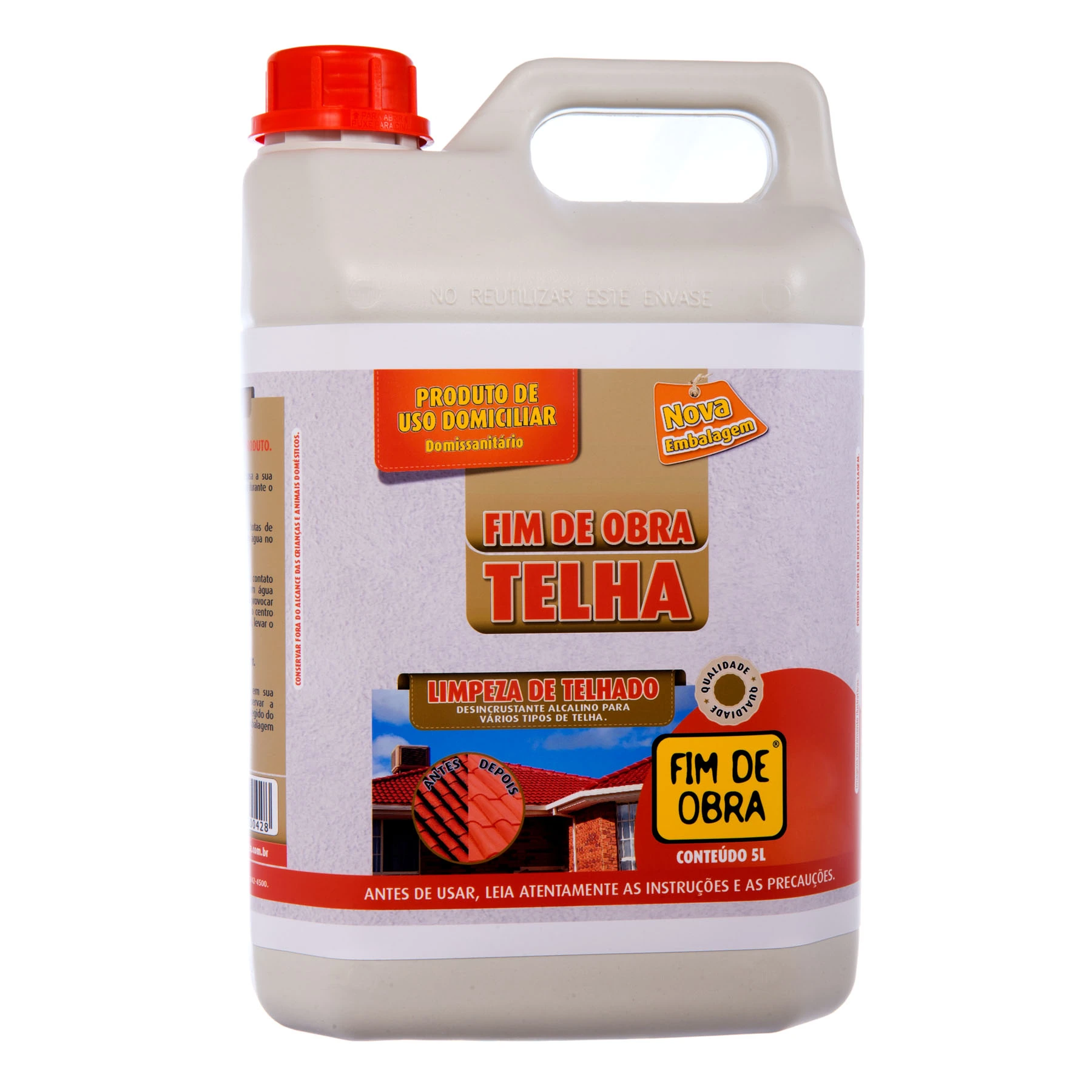 Limpa Telhas Extra Forte 5L Fim de Obra