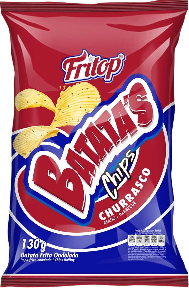 Bat Chips Fritop 130g Ch