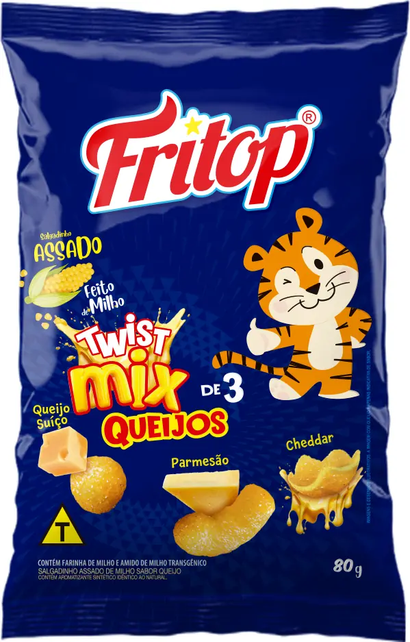 Salg Milho Fritop Mix Queijos 80g