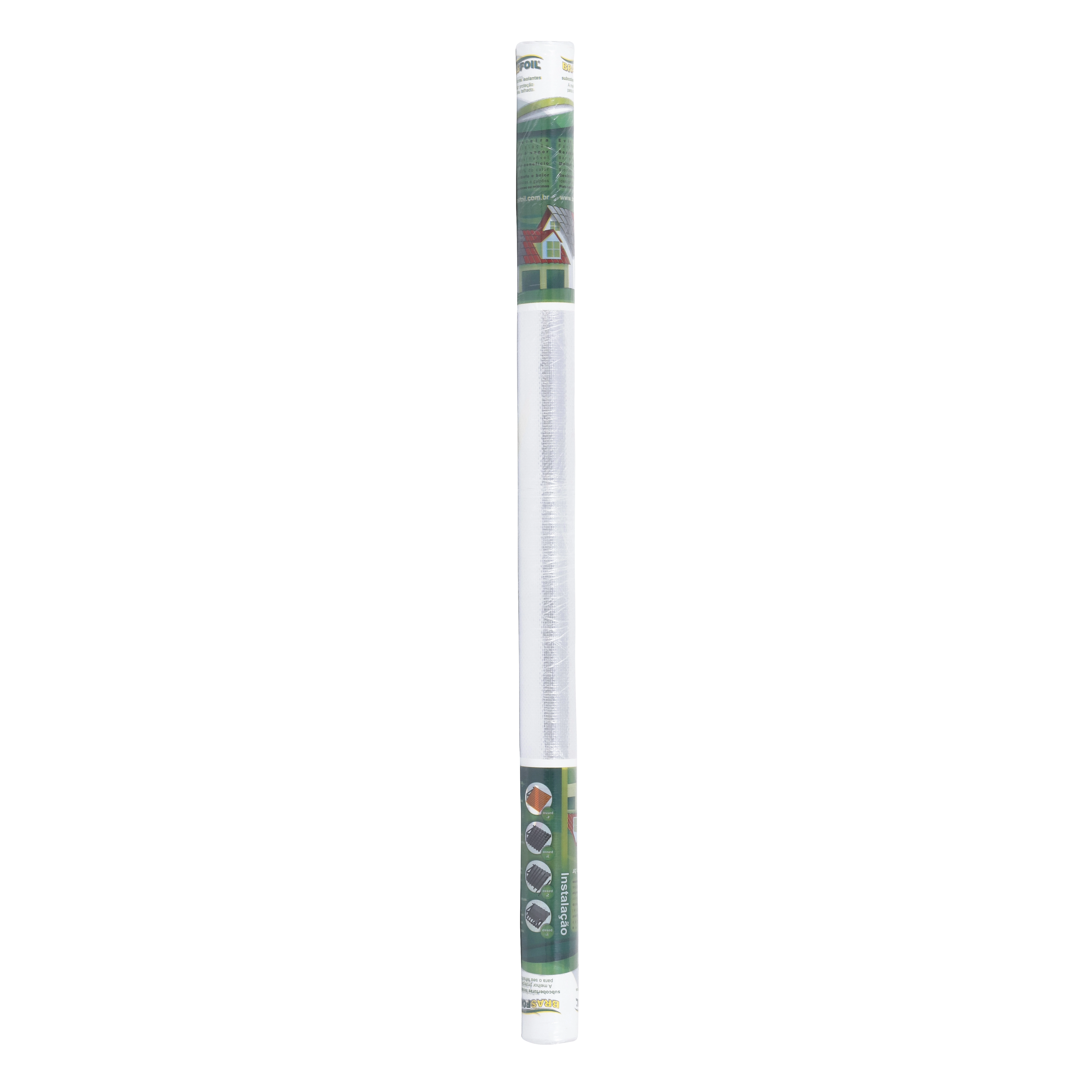 Manta Isolante Térmica para Telhado em Alumínio SB3 Rolo 15m² 1 Face 120x250x1,3cm Cinza Brasfoil