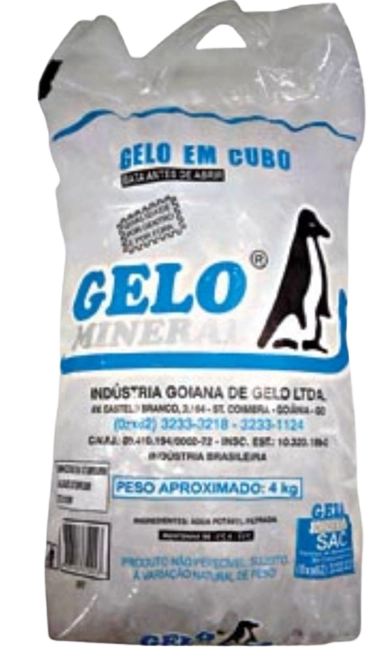 Gelo Mineral 4kg Cubo