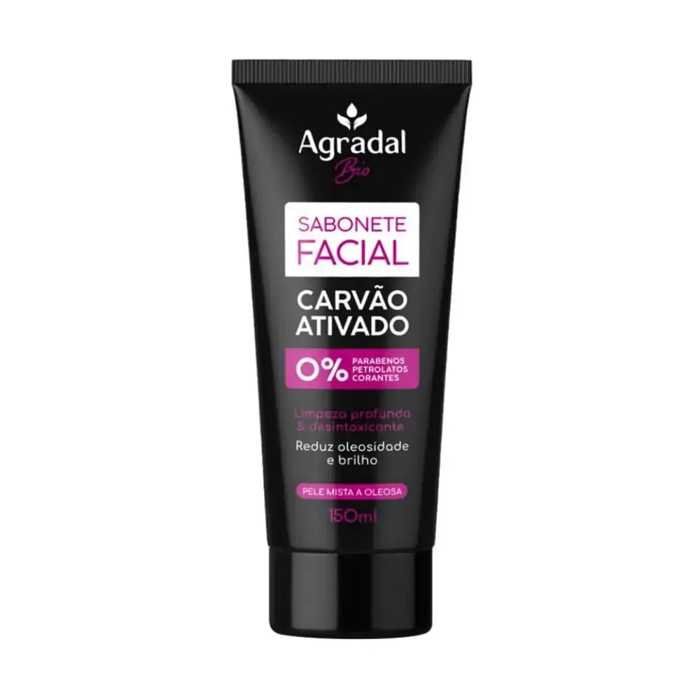 Agradal Sabonete Líquido Facial Carvão Ativado - 150ml