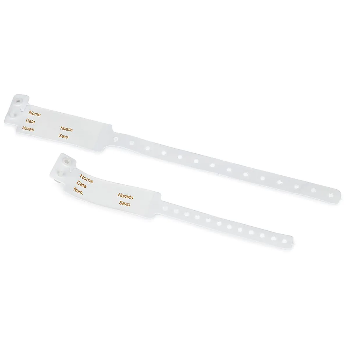 Pulseira de Identificação Branca Vagispec Adulto- Caixa 500 Unid.