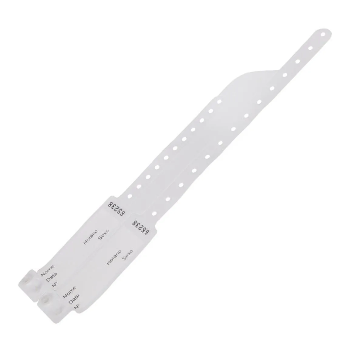 Pulseira de Identificação Branca Vagispec Adulto e Infantil Caixa 250 Pares