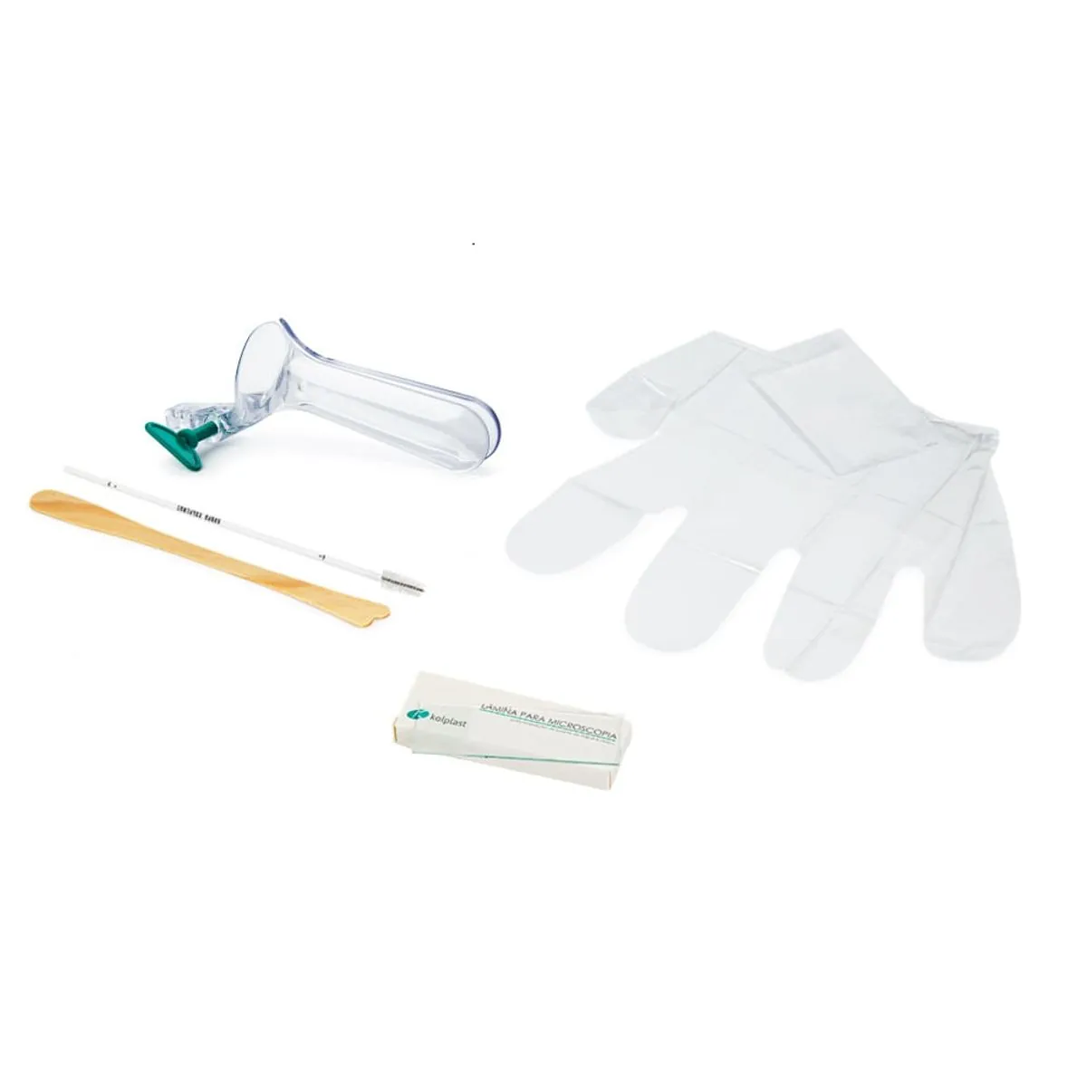 Kit Papanicolaou Completo Descartável Kolplast M - 20 Unid.