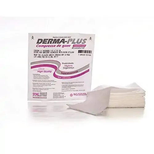 Compressa De Gaze Derma Plus Esteril