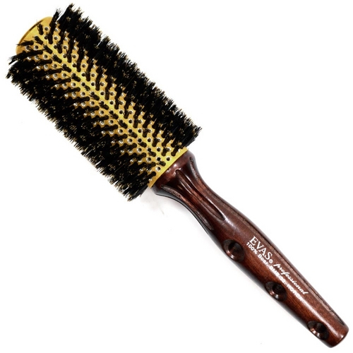 Evas Escova Profissional Cerdas Naturais Bmb32 Grande Dourada