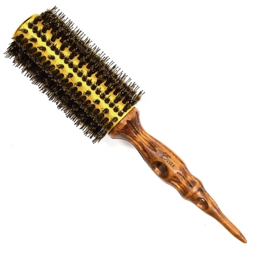 Evas Escova Profissional Cerdas Naturais Dm2204 Grande Dourada