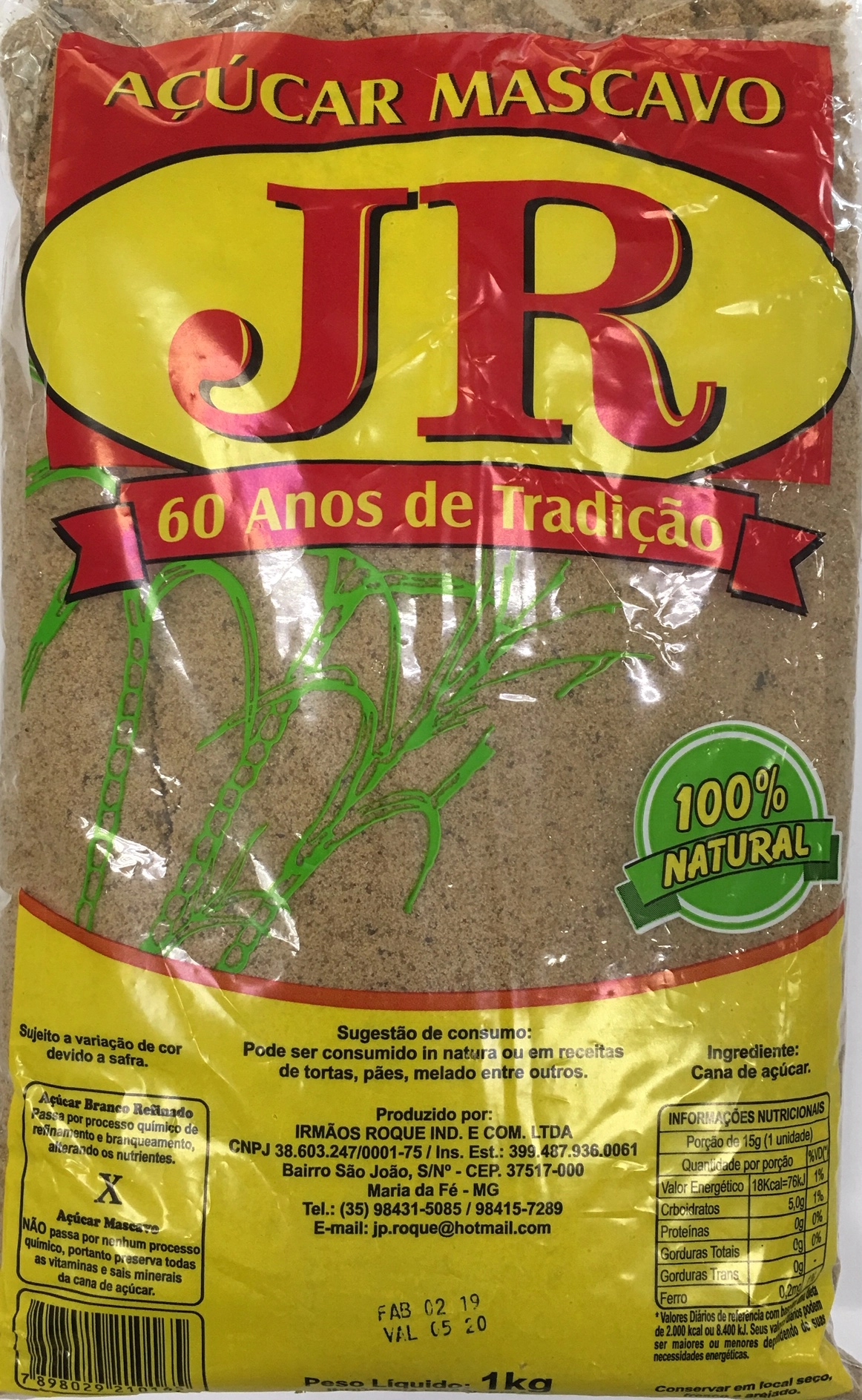 Açucar Mascavo Jr 1kg