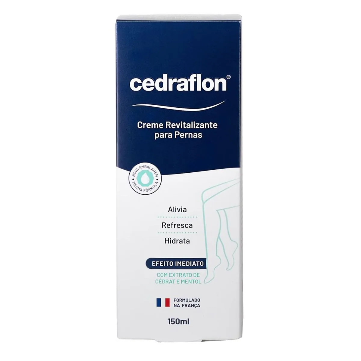 Creme Revitalizante Pernas Cedraflon Caixa 150ml