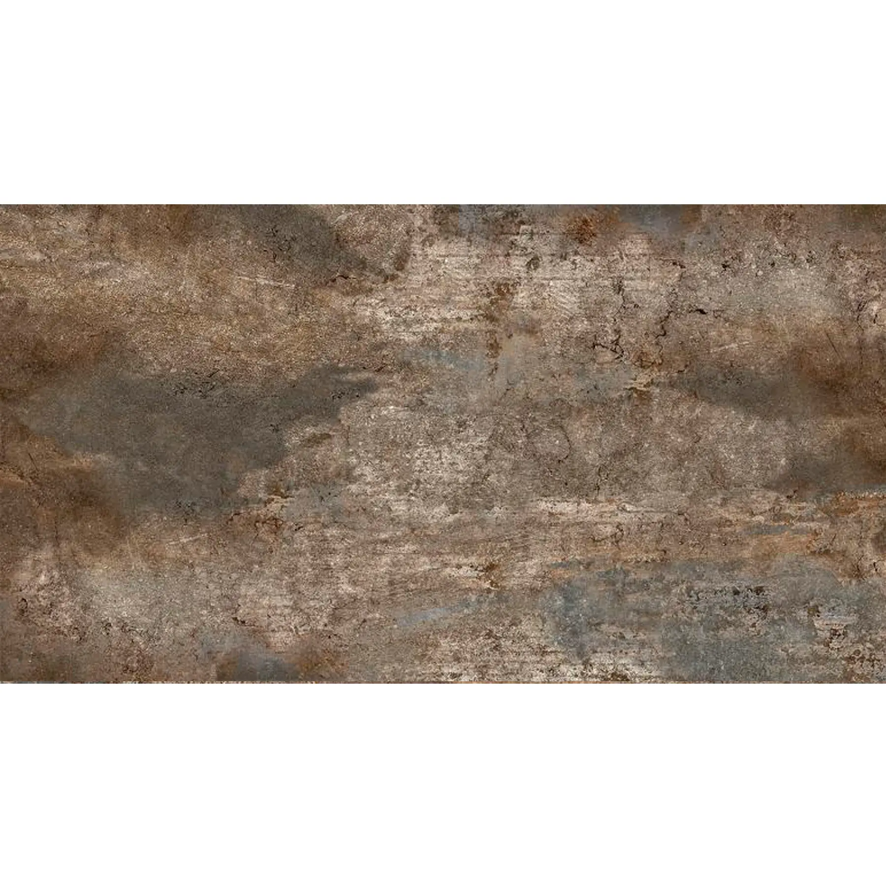 Piso Cerâmico Cimentício Borda Reta Externo 37X74cm Pedra Ferro Savane