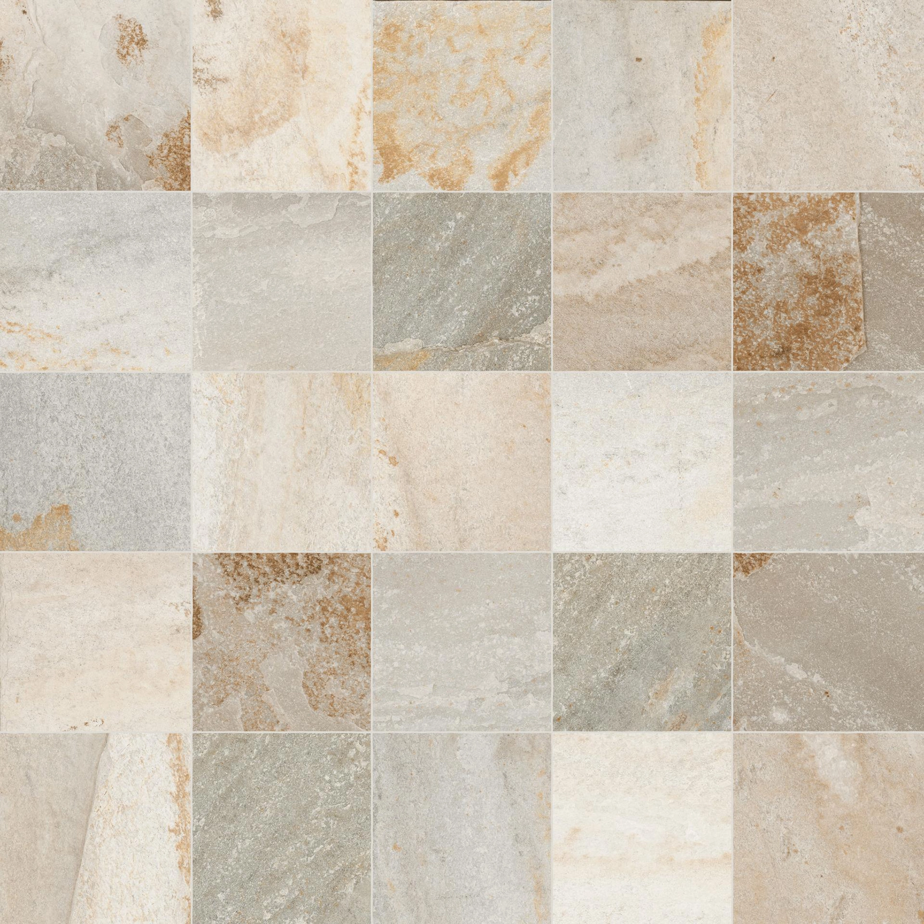 Porcelanato Decorado Borda Reta Externo 72x72cm Cairo Savane