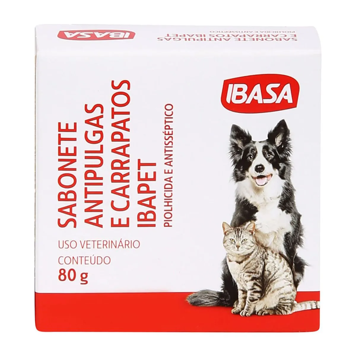 Sabão Ibapet Antisséptico 80g Ibasa