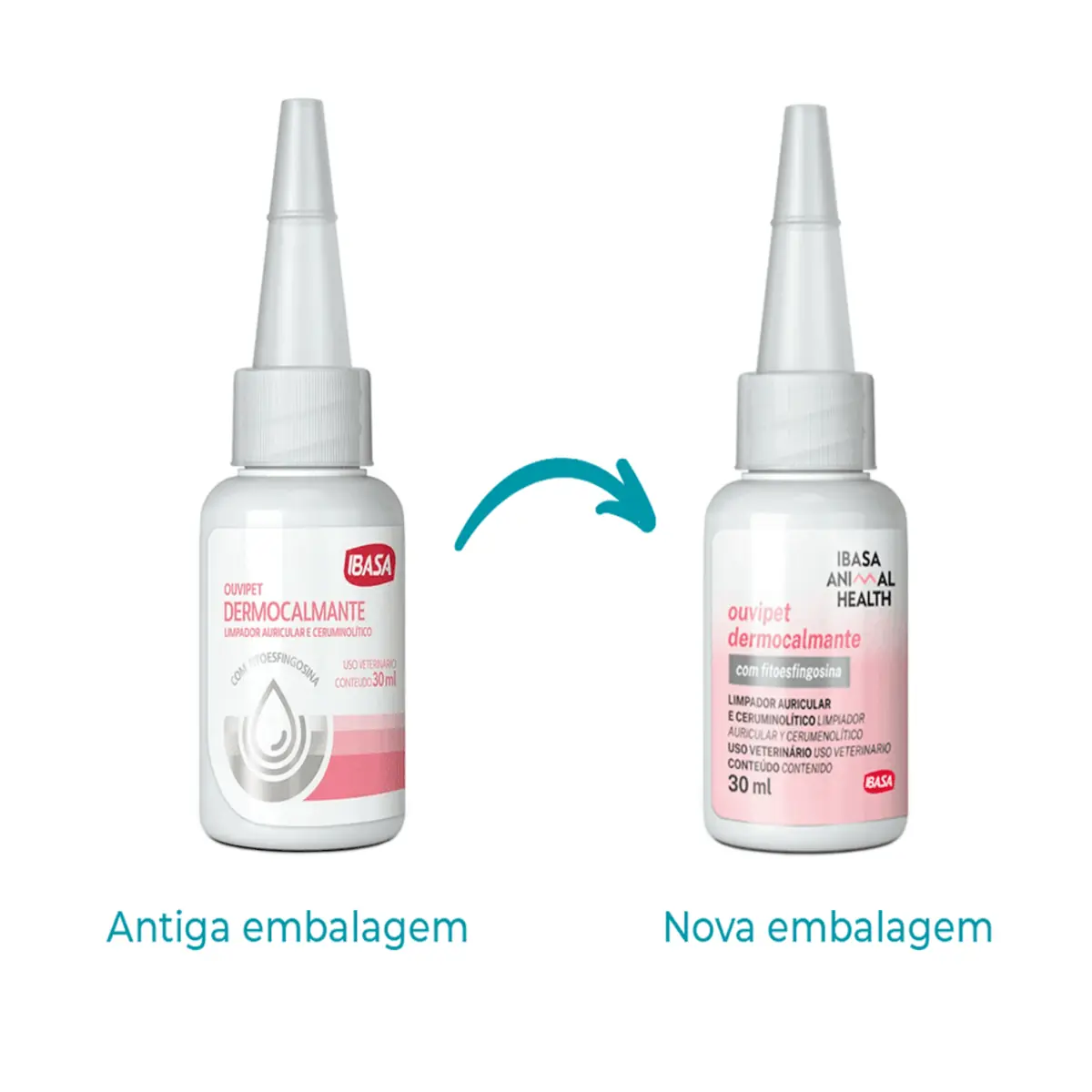 Limpador Auricular Ouvipet Dermocalmante Ibasa 30ml