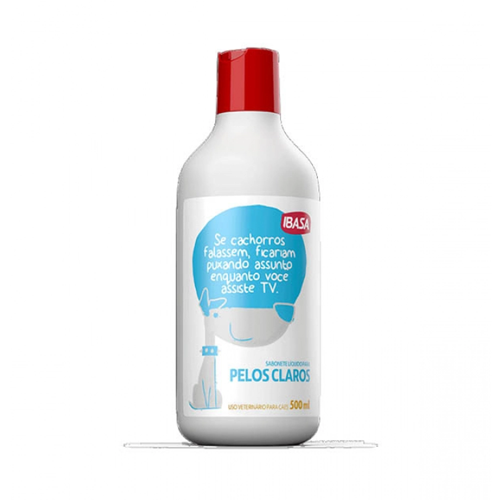 Ibasa Sabonete Liquido Pelos Claros 500ml