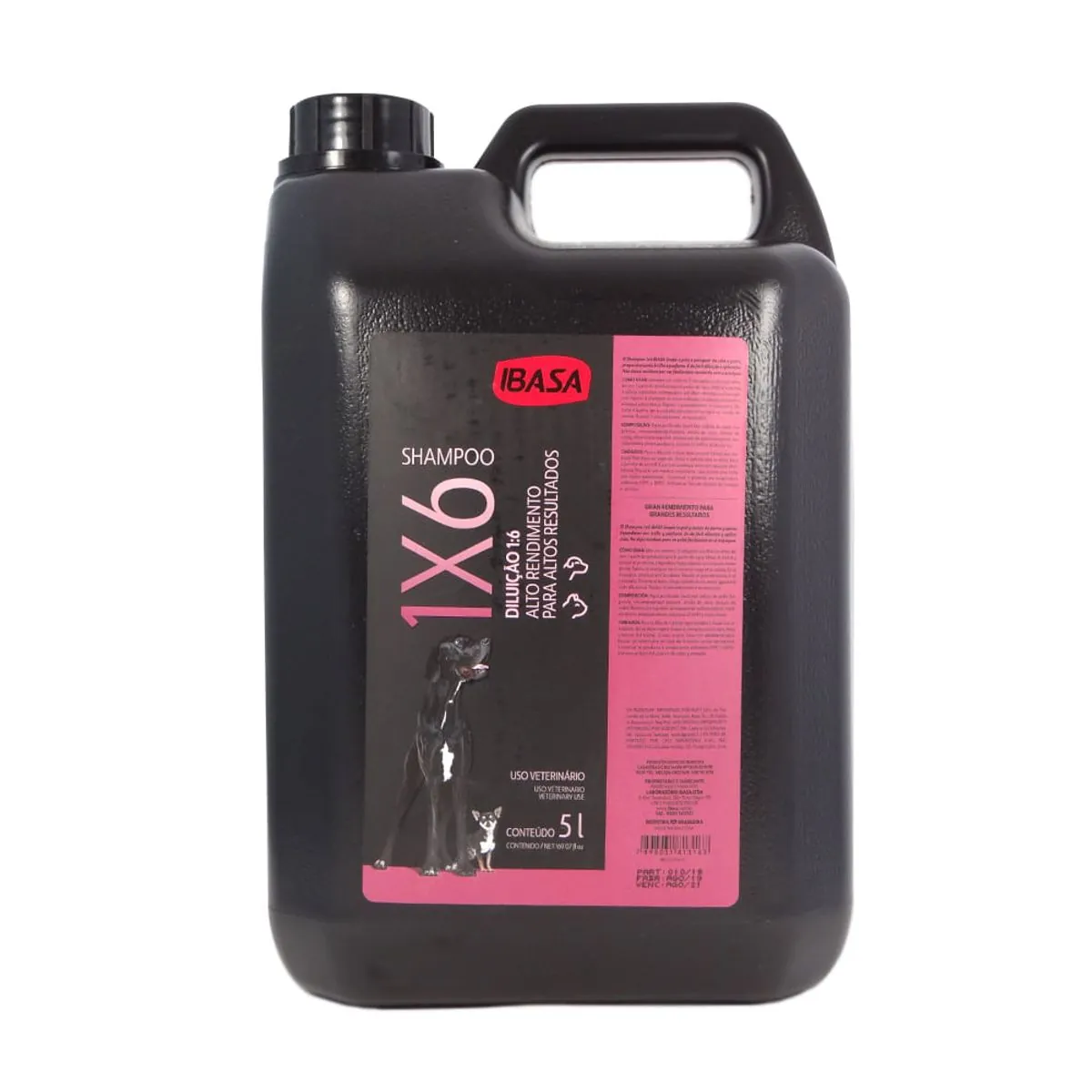 Shampoo 1x6 Ultra Rendimento Ibasa 5l