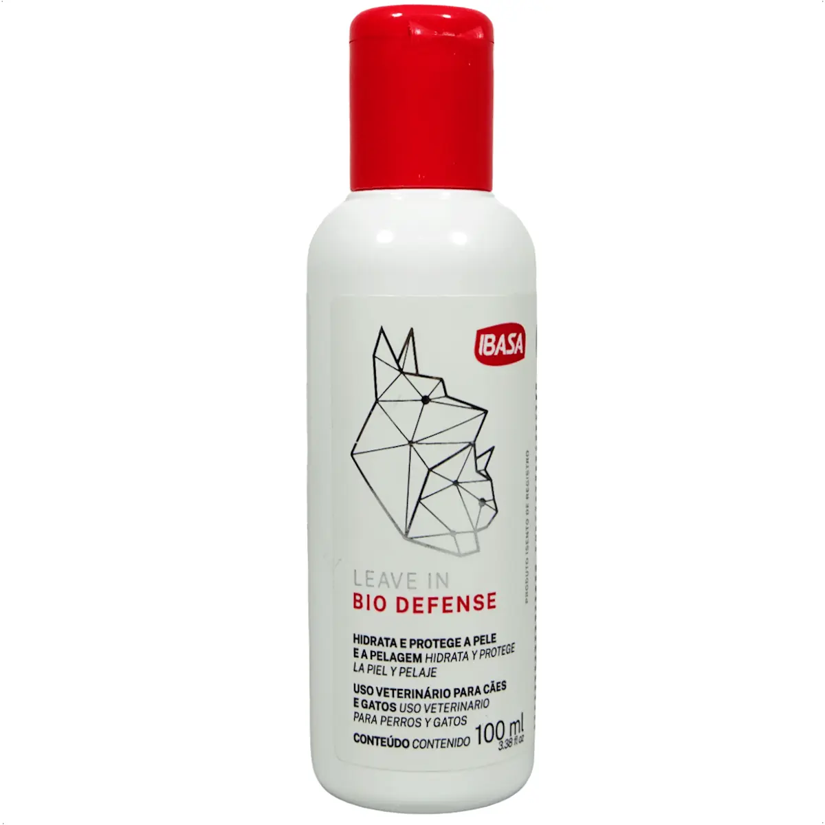 Leave In Hidratante Bio Defense Para Cães E Gatos Ibasa 100ml