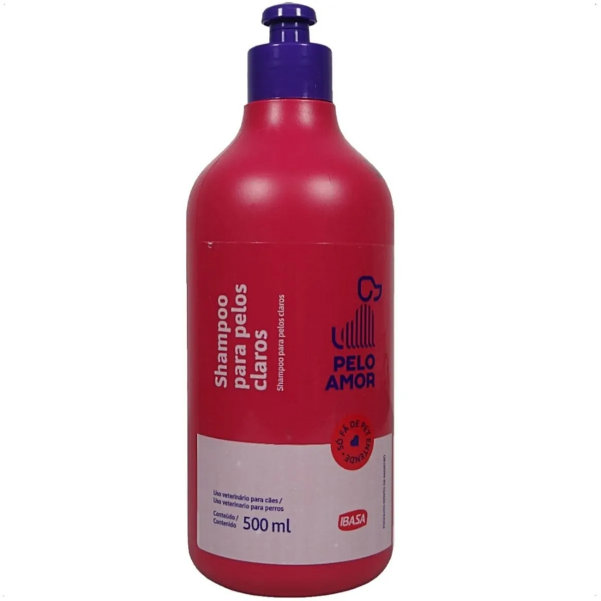 Shampoo Pelos Claros Pelo Amor 500ml Ibasa