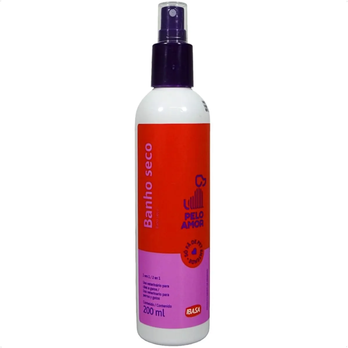 Banho Seco Pelo Amor 12x200ml Ibasa