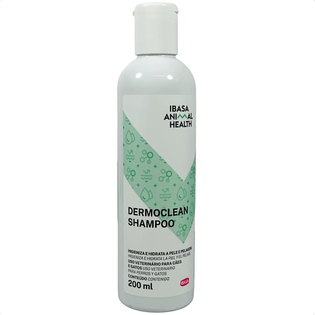 Dermoclean Shampoo Para Cães E Gatos Ibasa 200ml