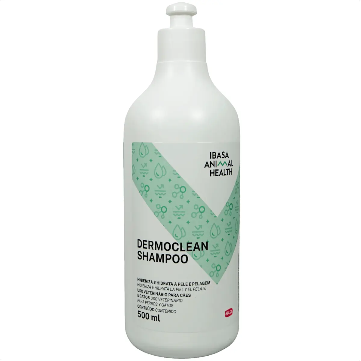 Shampoo Dermoclean 500ml Animal Health Ibasa