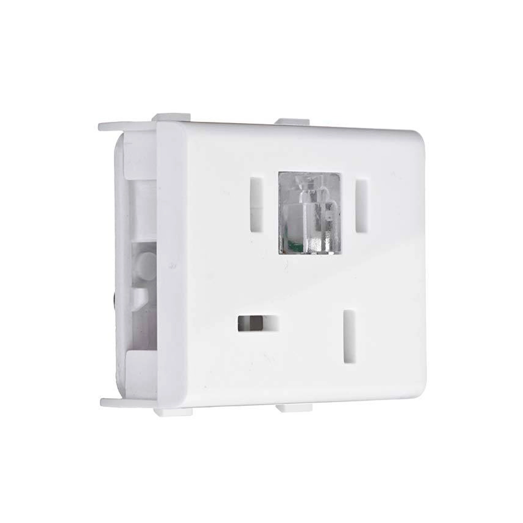Modulo Tomada Telebras RJ11 2 Fios Branco Lunare Schneider