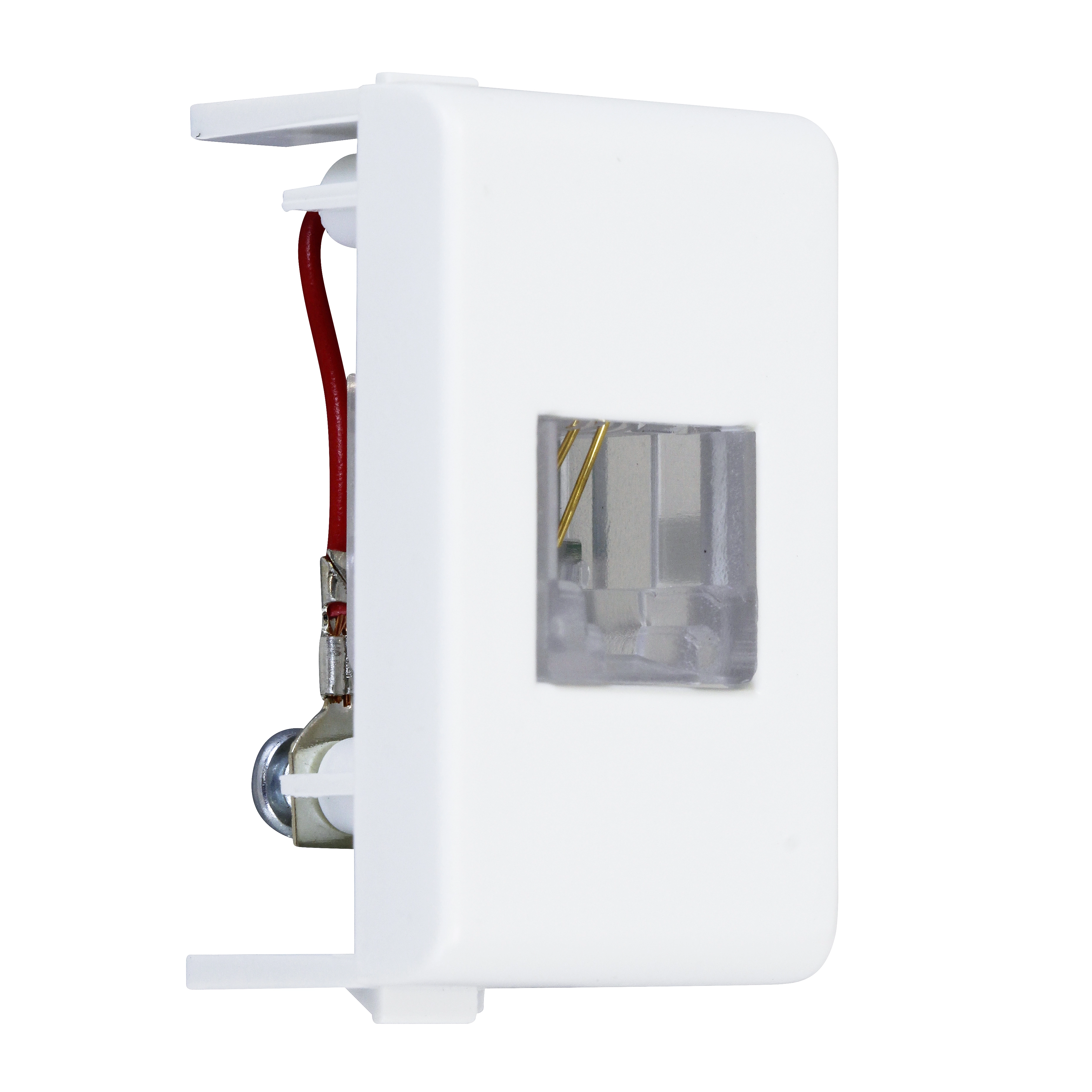 Módulo de Tomada Rj11 Lunare Branco