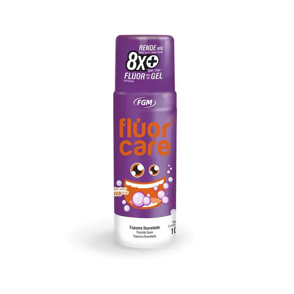 Flúor Care Espuma Uva Acidulado 100ml - Fgm