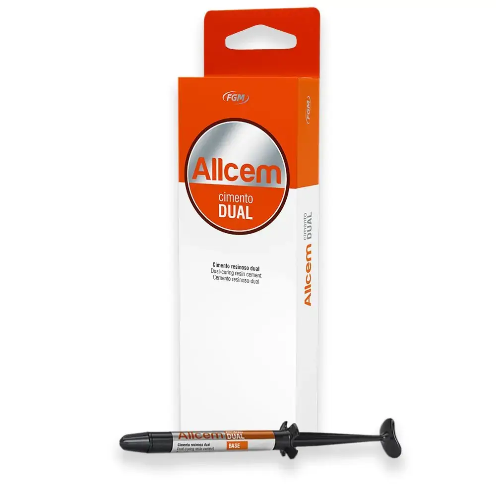 Cimento Resinoso Dual Allcem Base 2,5g - FGM - Cimento Resinoso Dual Allcem A1 Base - FGM
