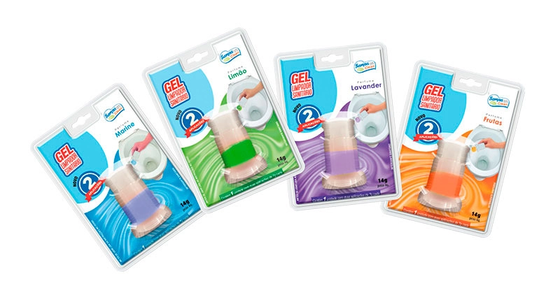 Gel Limpador Sanitario Cartela C/2