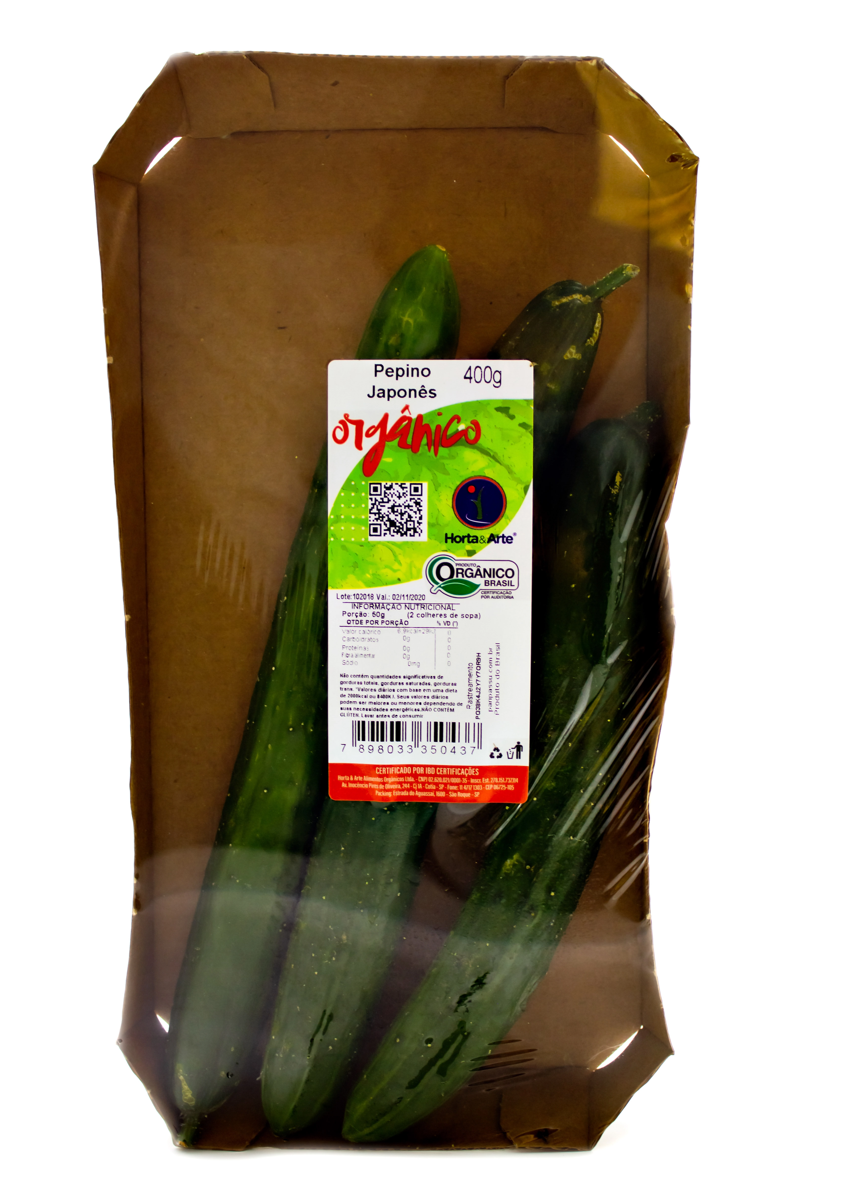 Pepino Japones H A Organico 400gr