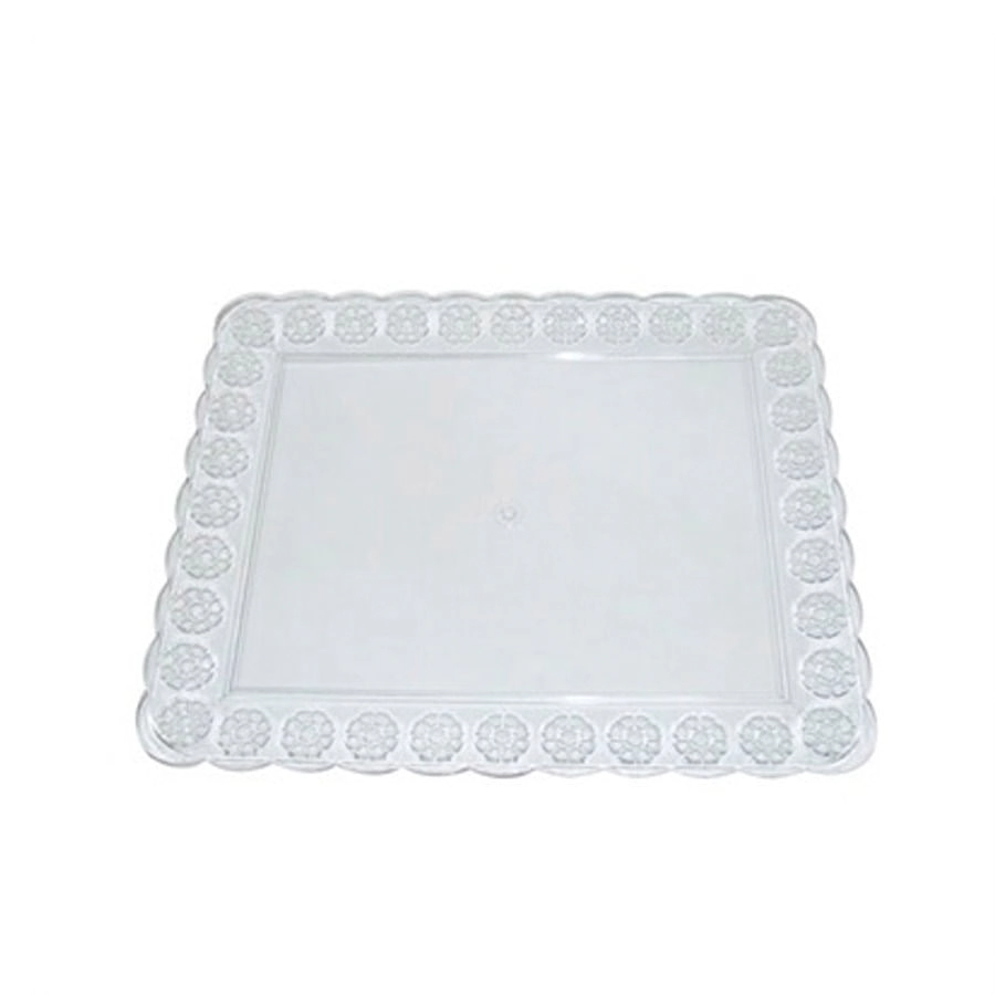 Bandeja 250x300 Mm Cristal/tres Triang.