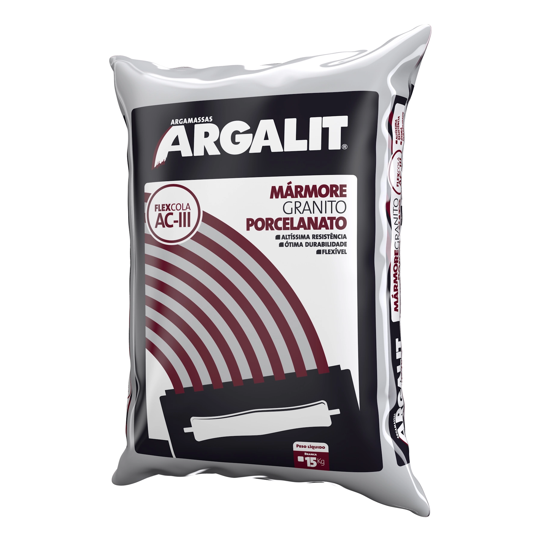 Argamassa ACIII Interno e Externo 15kg Branco Argalit