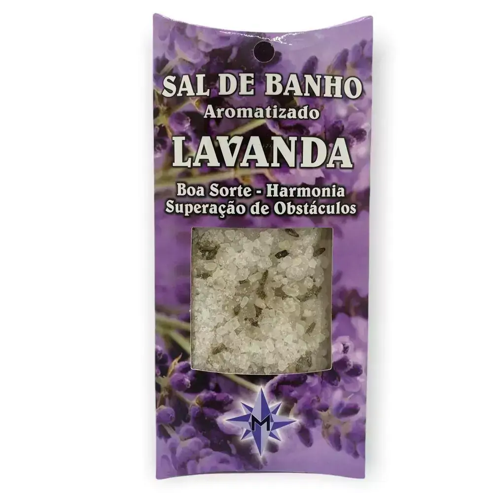 Sal de banho aromatizado lavanda 100 g