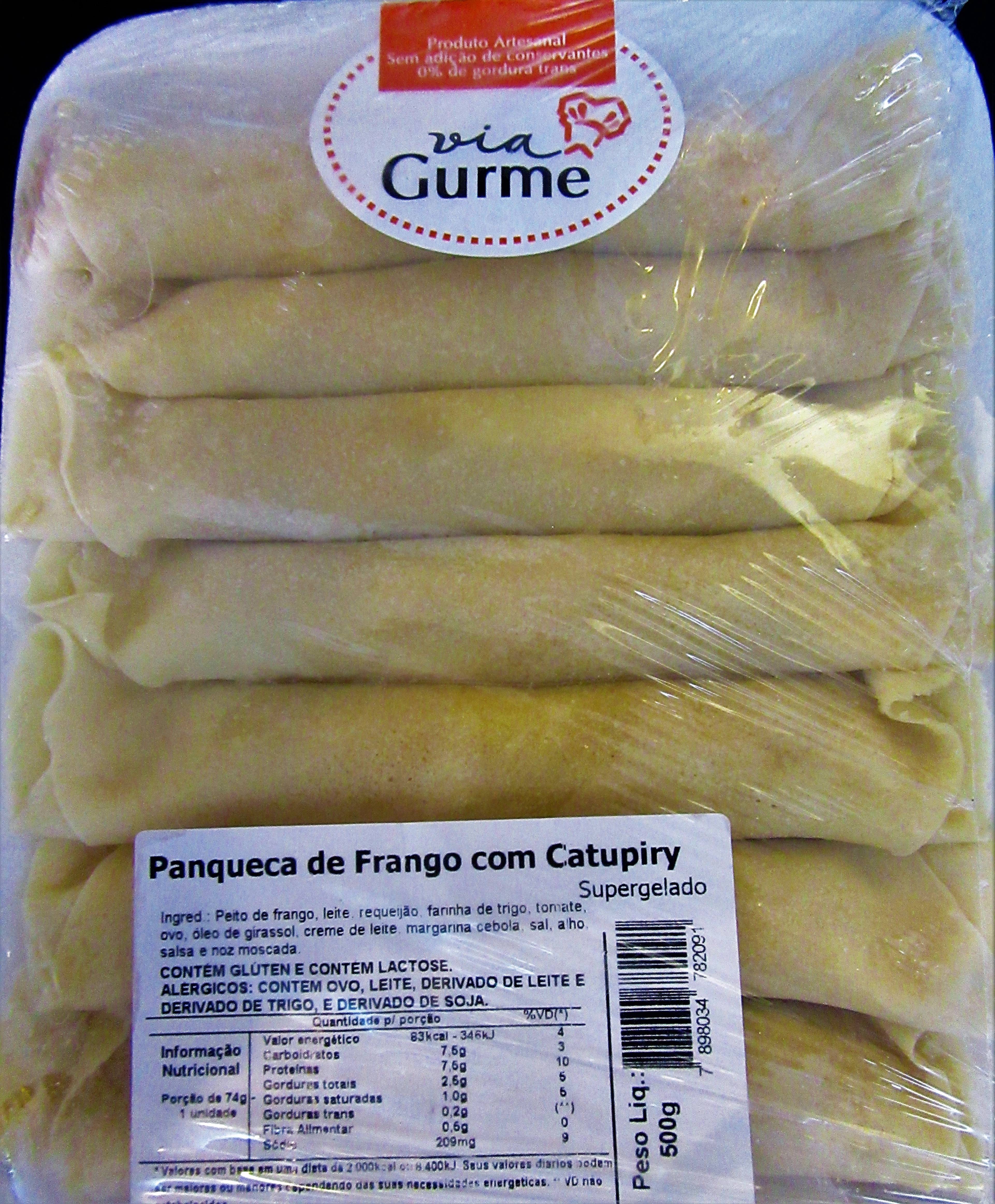 Panqueca De Frango Com Catupiry Mambo