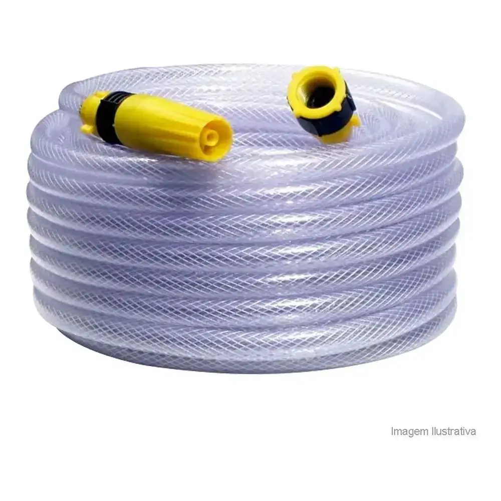 Mangueira Manluplast Cristal 20mts Trancada