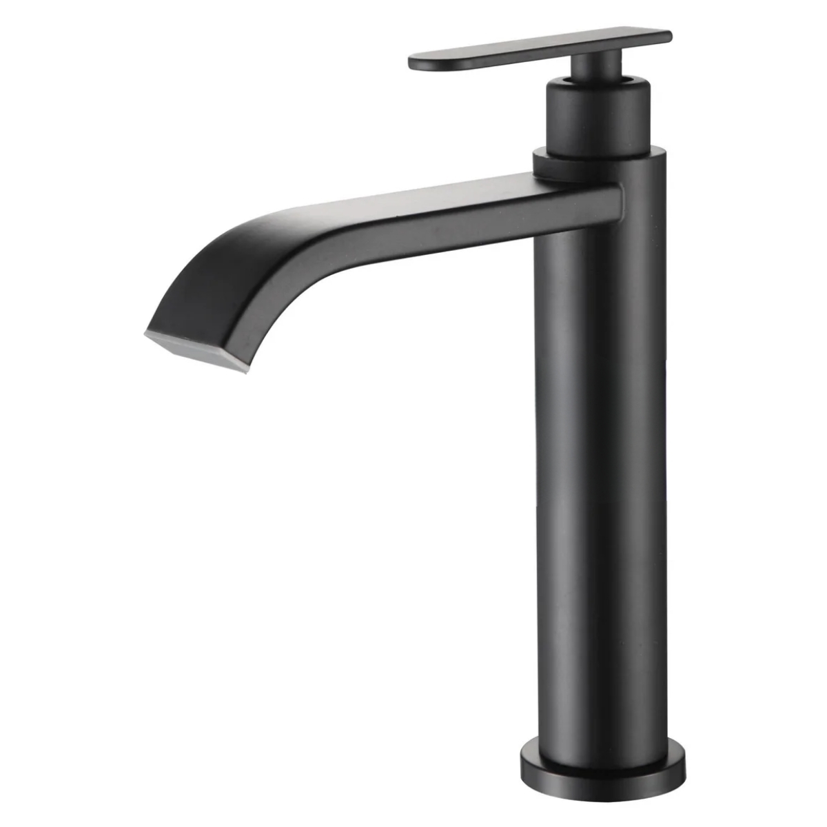 Torneira Banheiro Preta Fosca Metal Bica Baixa 1/4 Volta Cuba Lavabo Bancada