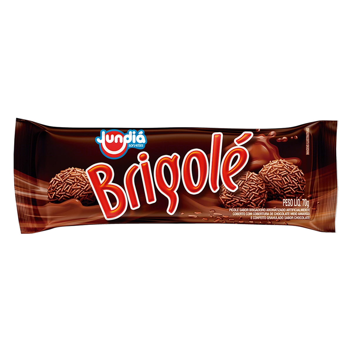 Picolé Brigolé Jundiá Pacote 70g